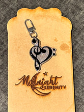 Load image into Gallery viewer, LOVE MUSIC TREBLE AND BASS CLEF HEART