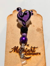 Load image into Gallery viewer, LOVE MUSIC TREBLE AND BASS CLEF HEART