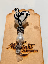 Load image into Gallery viewer, LOVE MUSIC TREBLE AND BASS CLEF HEART