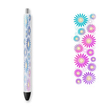 Load image into Gallery viewer, BLUE PURPLE PINK PASTEL SUNFLOWER