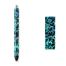 Load image into Gallery viewer, TEAL AND PURPLE HEARTS