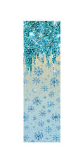 Load image into Gallery viewer, BLUE GLITTERED SNOWFLAKES