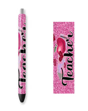 Load image into Gallery viewer, TEACHER PINK GLITTER