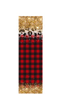 Load image into Gallery viewer, BUFFALO PLAID GOLD GLITTER