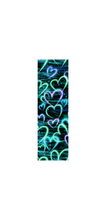 Load image into Gallery viewer, TEAL AND PURPLE HEARTS