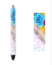 Load image into Gallery viewer, TURQUOISE FLORAL LEOPARD