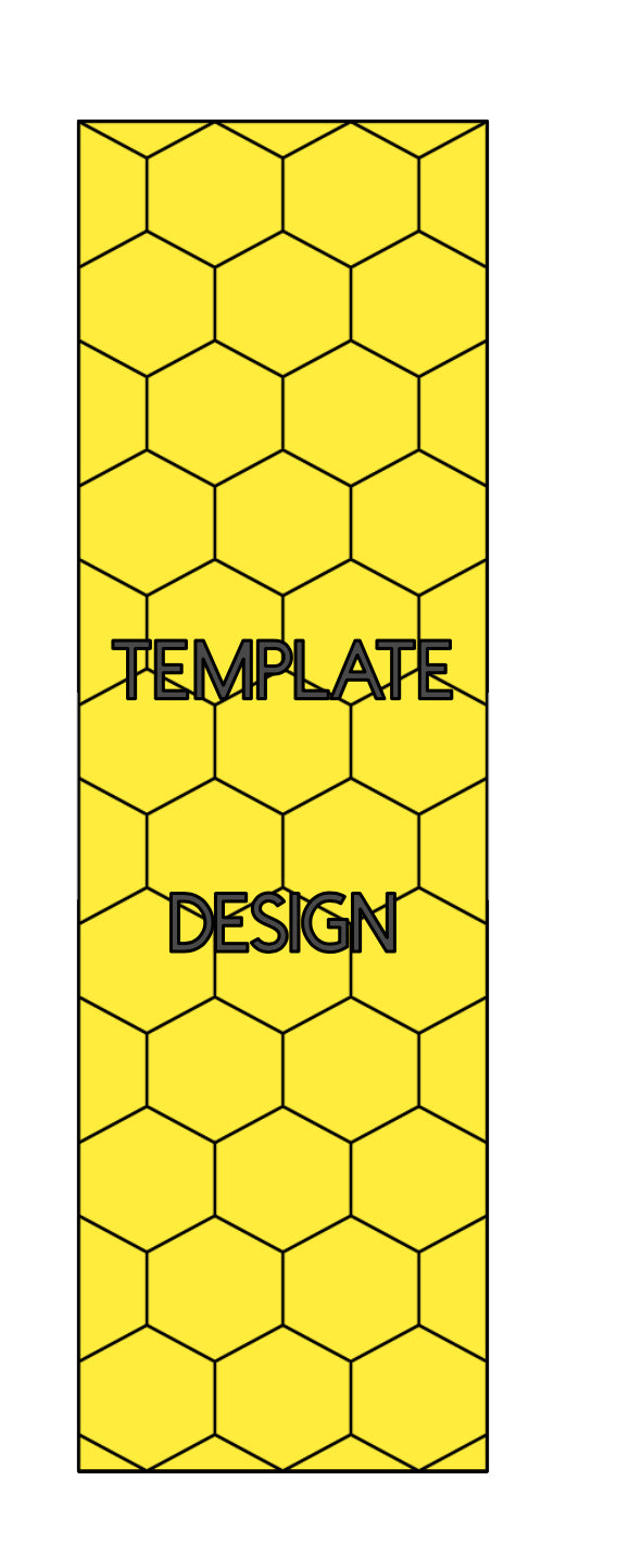 HONEYCOMB pre-cut template (without outline)