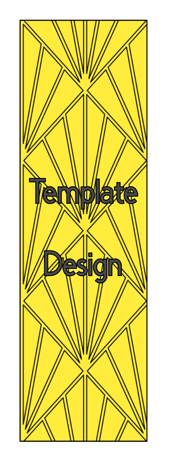 ARTDECO with outline pre-cut template