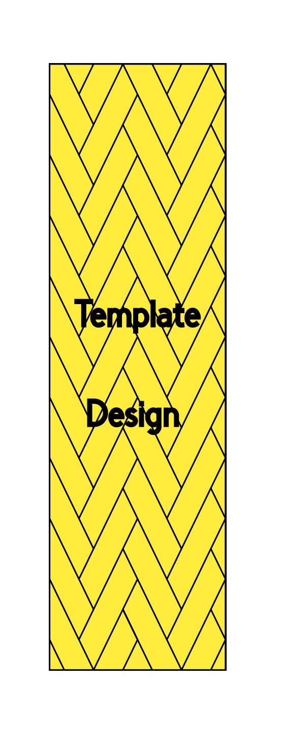 HERRINGBONE 3  pre-cut template