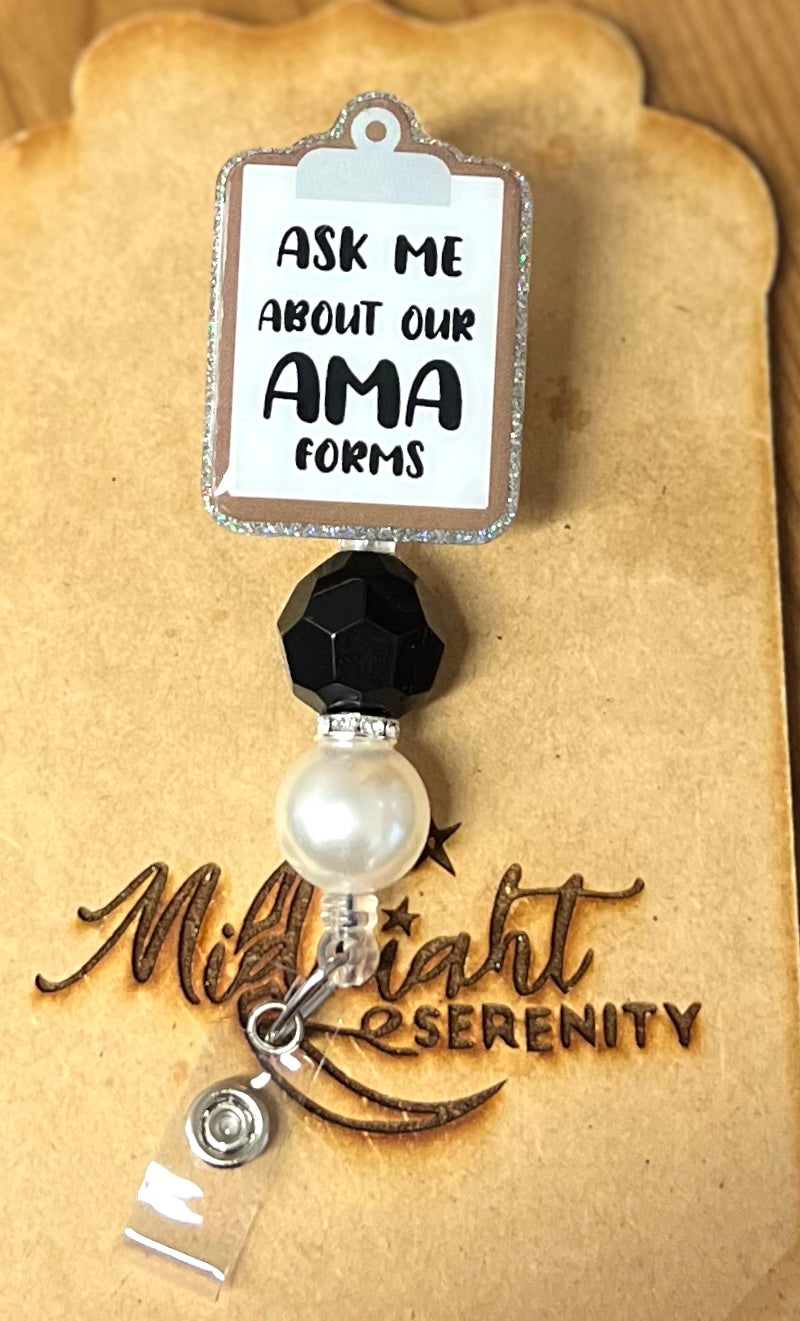 ASK ME ABOUT MY AMA FORMS