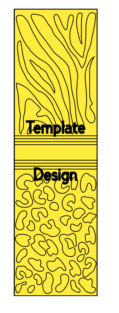 LEOPARD ZEBRA pre-cut template