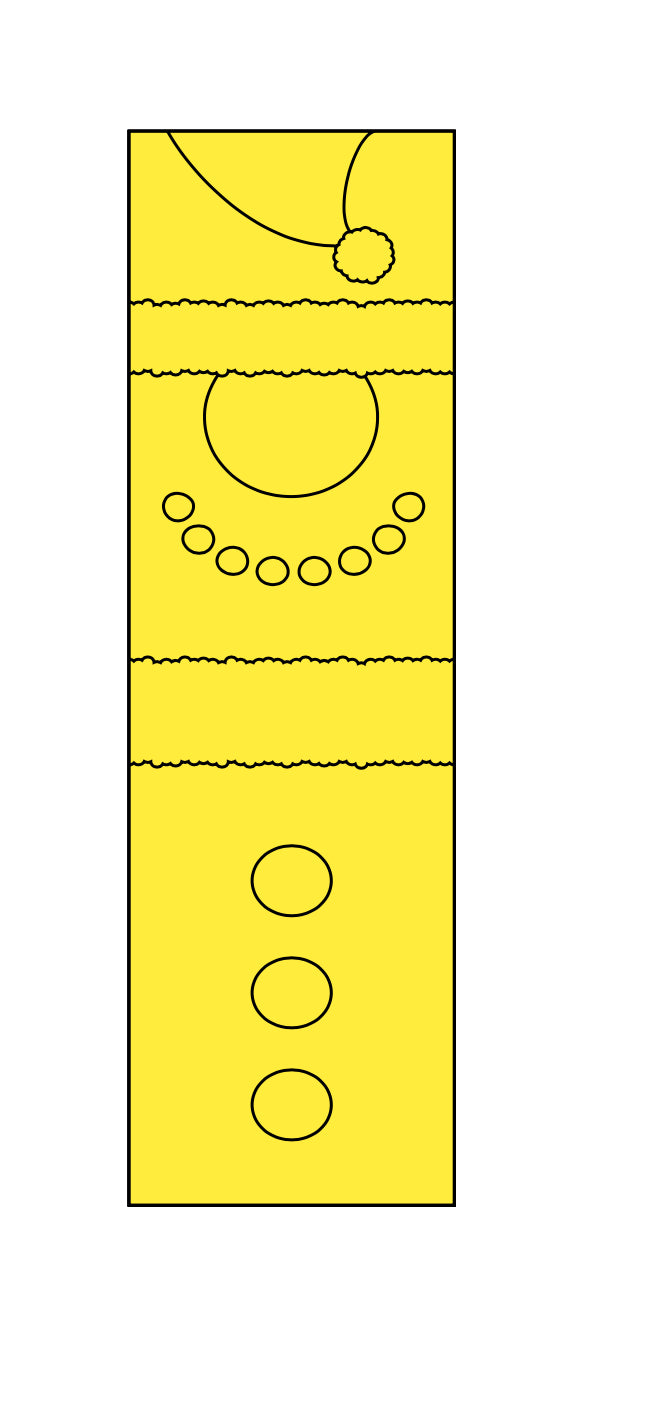 SNOWMAN pre-cut template
