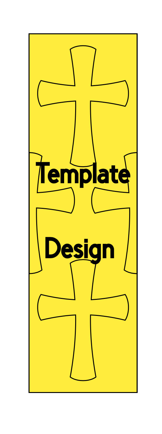 CROSSES 1 pre-cut template