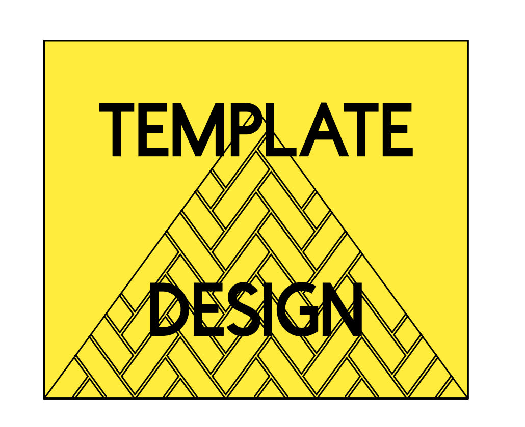 VSPLIT HERRINGBONE TUMBLER pre-cut template