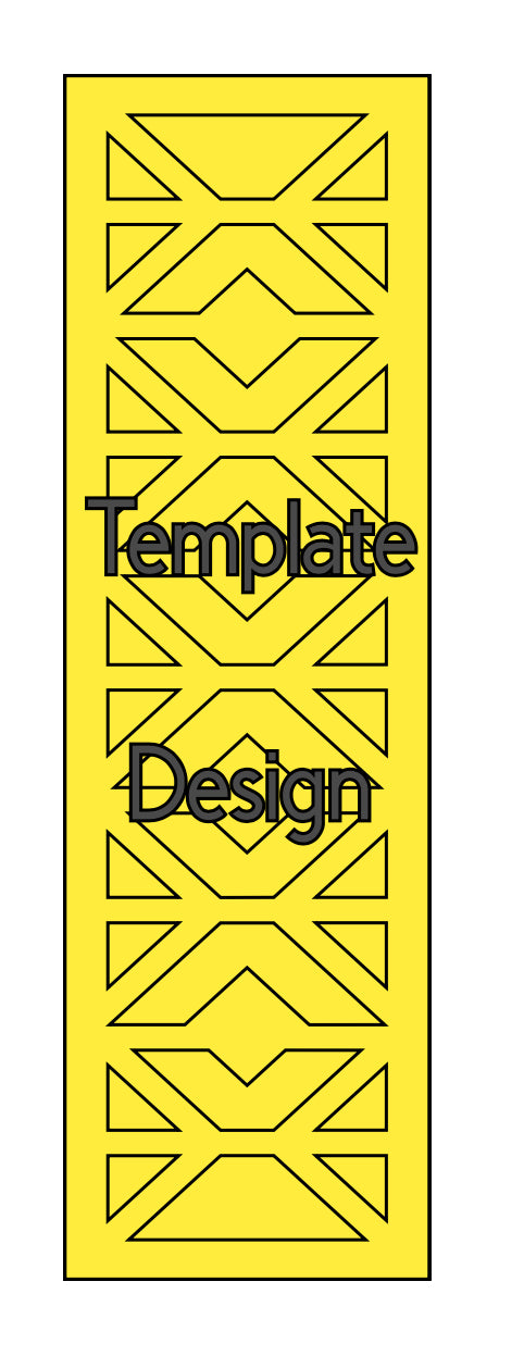 WINDOW PANES pre-cut template