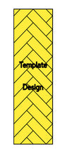 Load image into Gallery viewer, HERRINGBONE 1  pre-cut template
