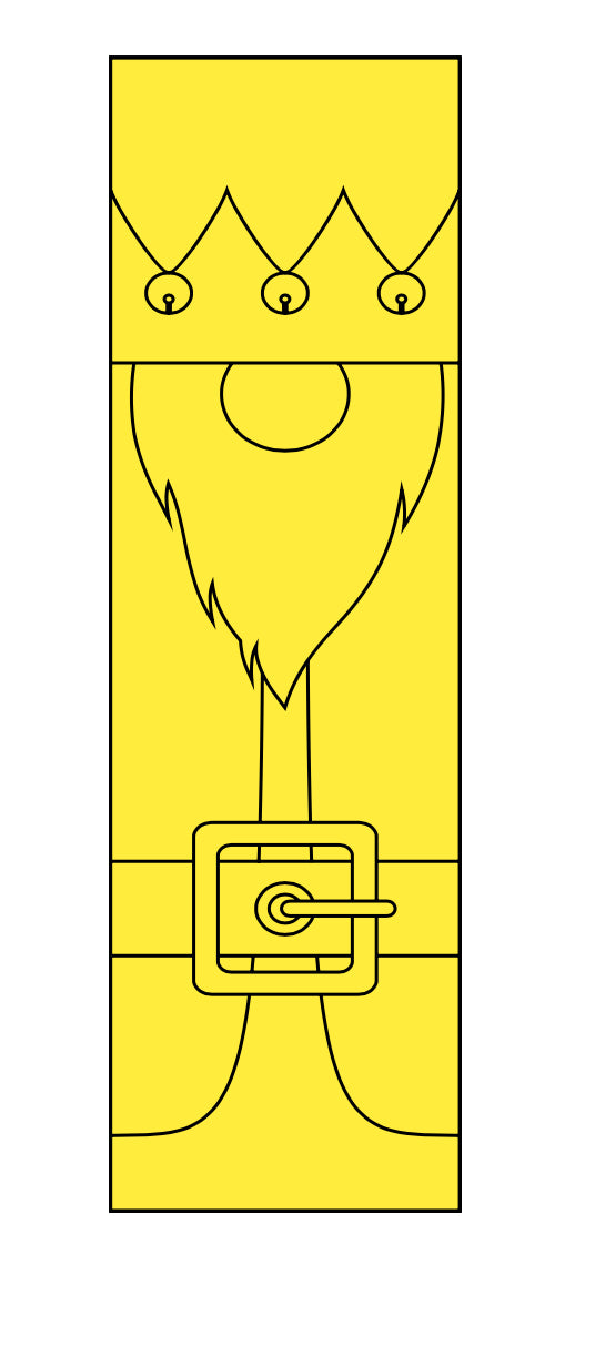 SANTA 1 pre-cut template