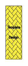 Load image into Gallery viewer, HERRINGBONE 2  pre-cut template

