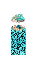 Load image into Gallery viewer, TURQUOISE LEOPARD TRUCK

