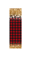 Load image into Gallery viewer, BUFFALO PLAID GOLD GLITTER
