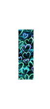 Load image into Gallery viewer, TEAL AND PURPLE HEARTS

